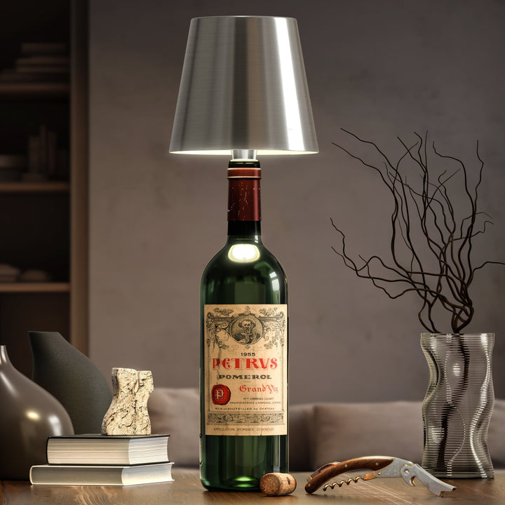 PrestigeBeam BottleLamp | Mångsidig LED-belysning för flaskor – Miljövänlig och bärbar