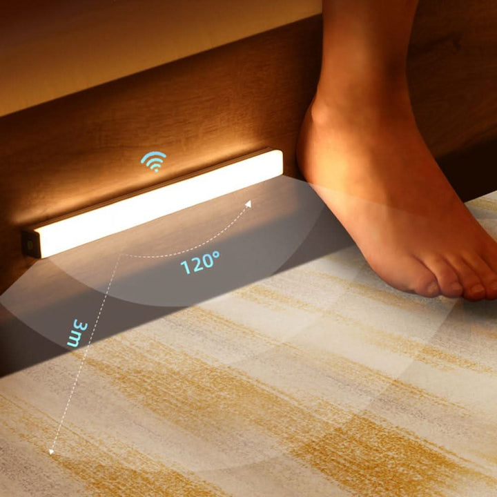 LED-list med rörelsesensor | Sladdlöst varmt nattljus