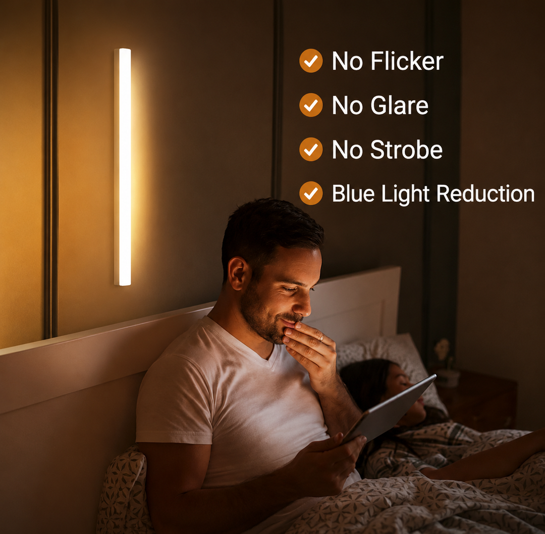 LED-list med rörelsesensor | Sladdlöst varmt nattljus