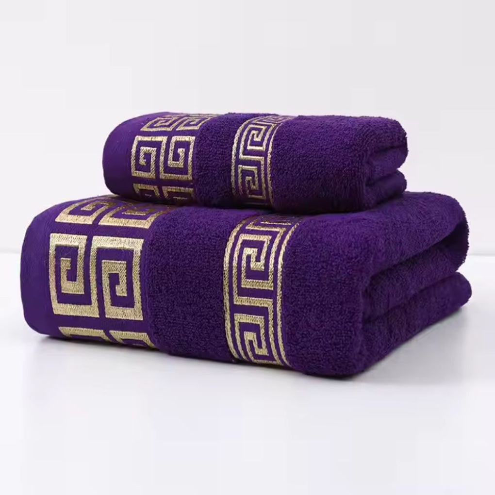Premium pehmeä kangaspyyhesetti 2-pack