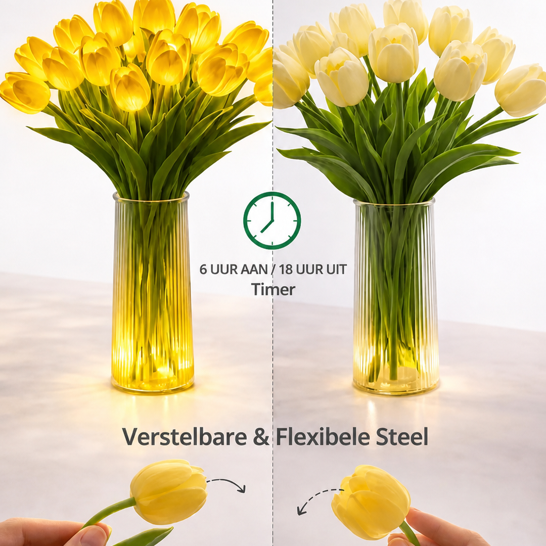 Mysig LED-blomlampa för varm stämningsbelysning