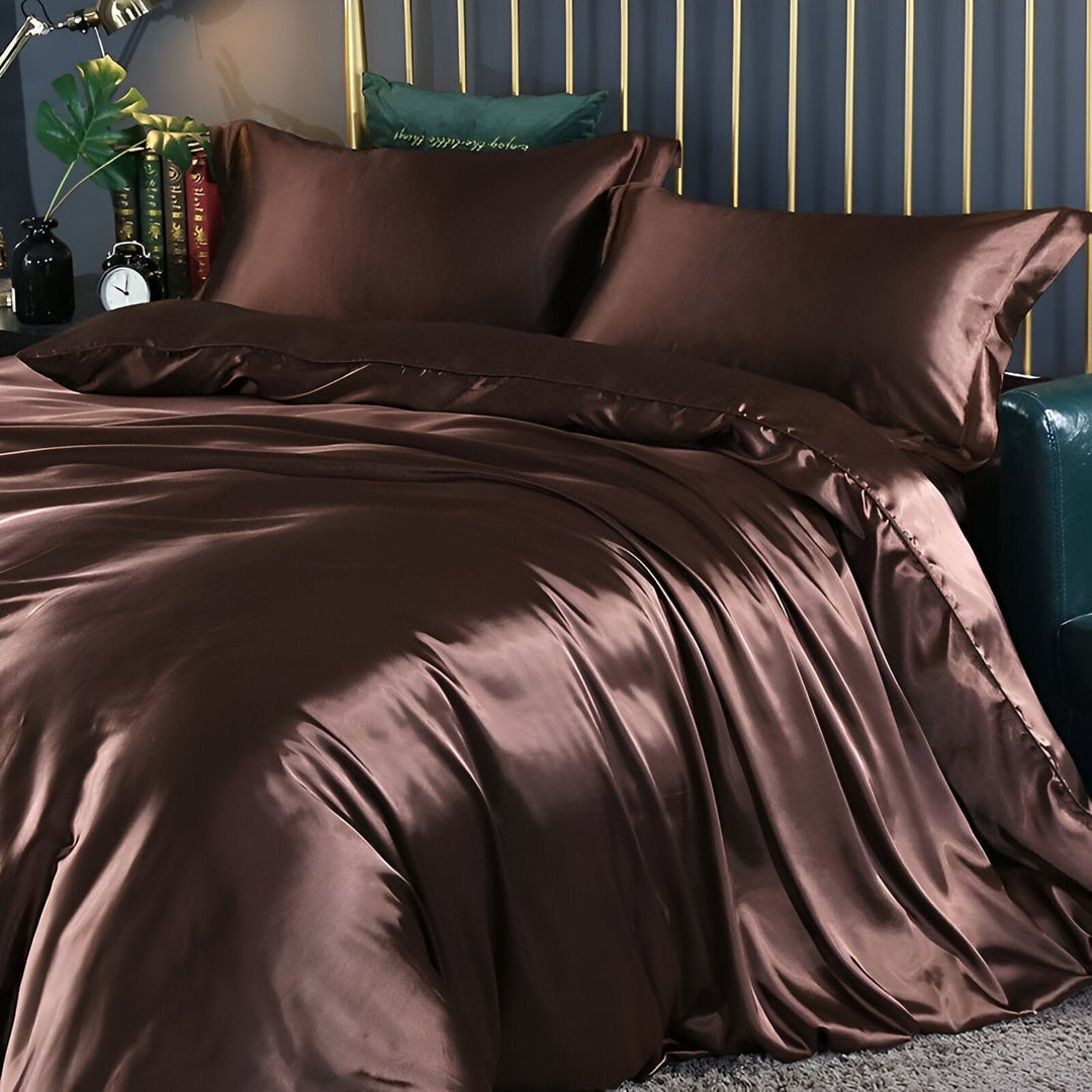 Luxe Silk Filt - Påslakanset i Lyxigt Mullbärssilke