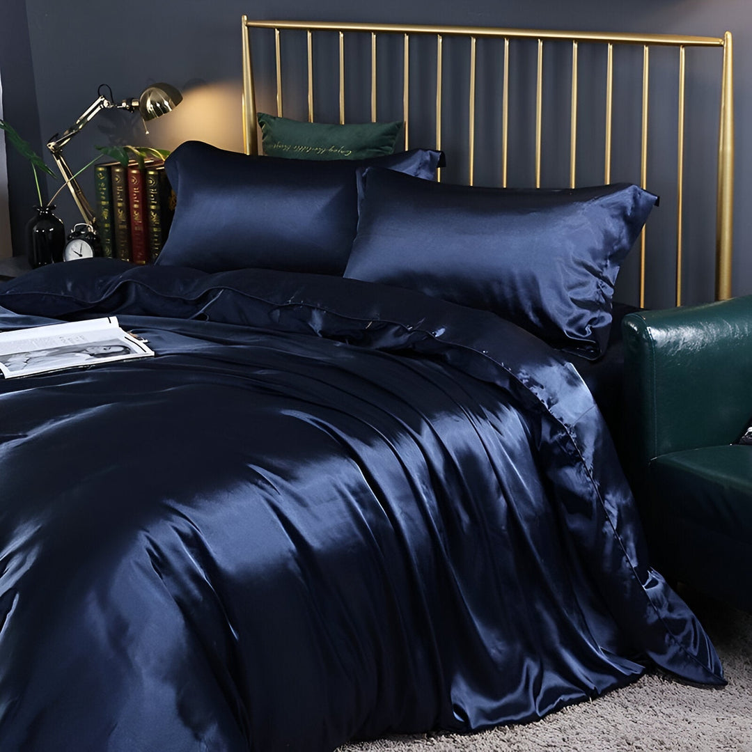 Luxe Silk Filt - Påslakanset i Lyxigt Mullbärssilke