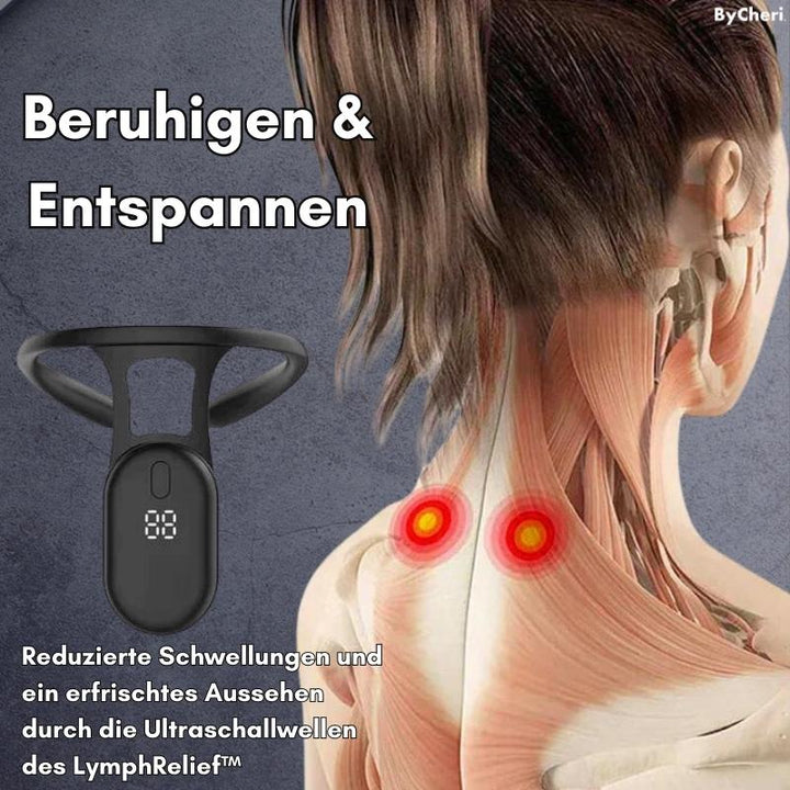 Ultraljuds-lymfdränagemassageapparat för nacken