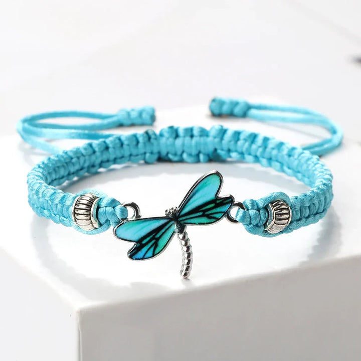 Trollslända Drömmar Handvävt Armband