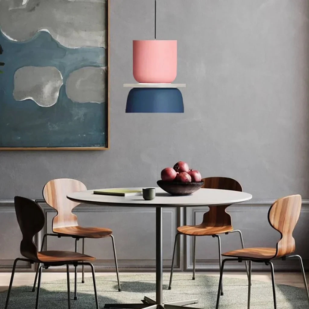 Lucie Nordic Color Block hänglampa