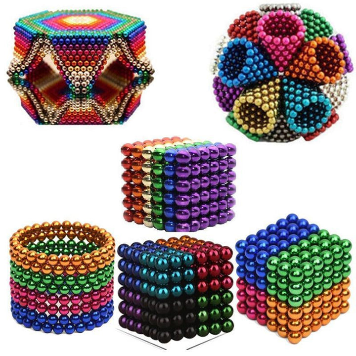Modelleringsset med magnetiska kulor – kreativt byggset