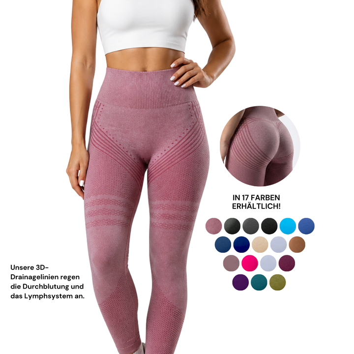 Curvay 3D Sculpt-leggings - cellulitslätande kompression