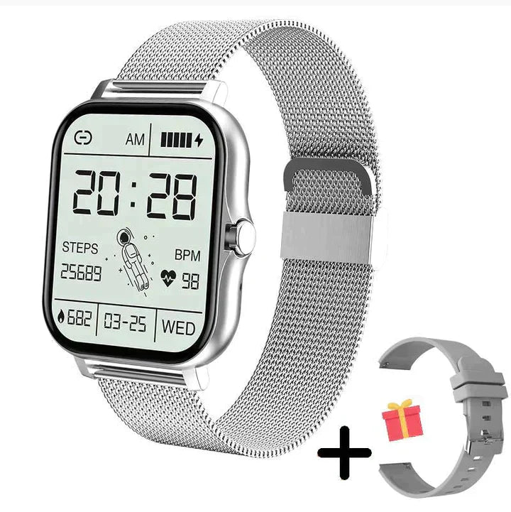 Smartklokke for trening, Bluetooth-samtaler og helsesporing