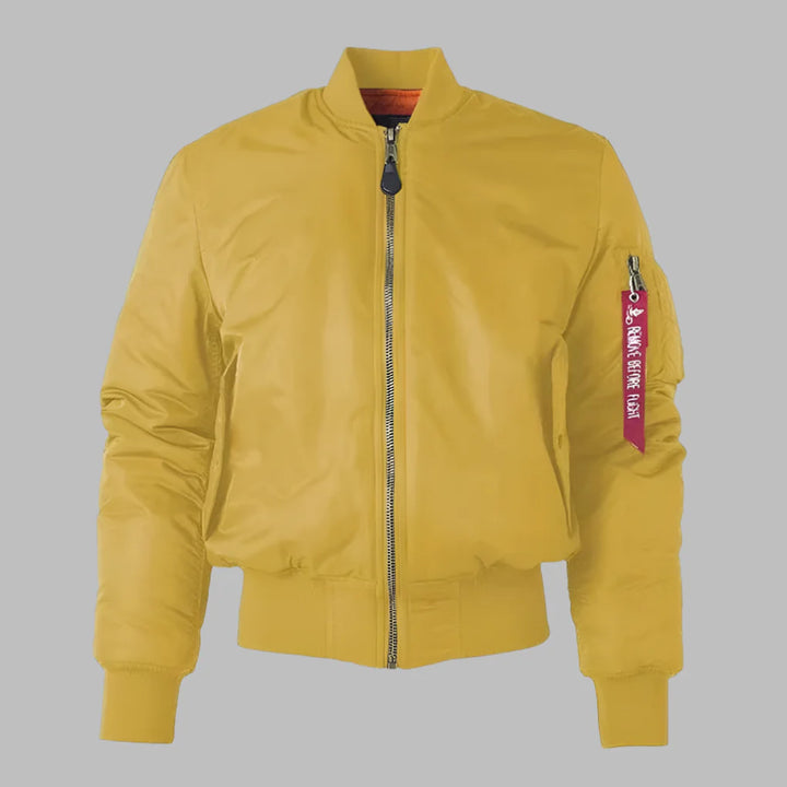 Klassisk bomberjacka för kvinnor, unisex