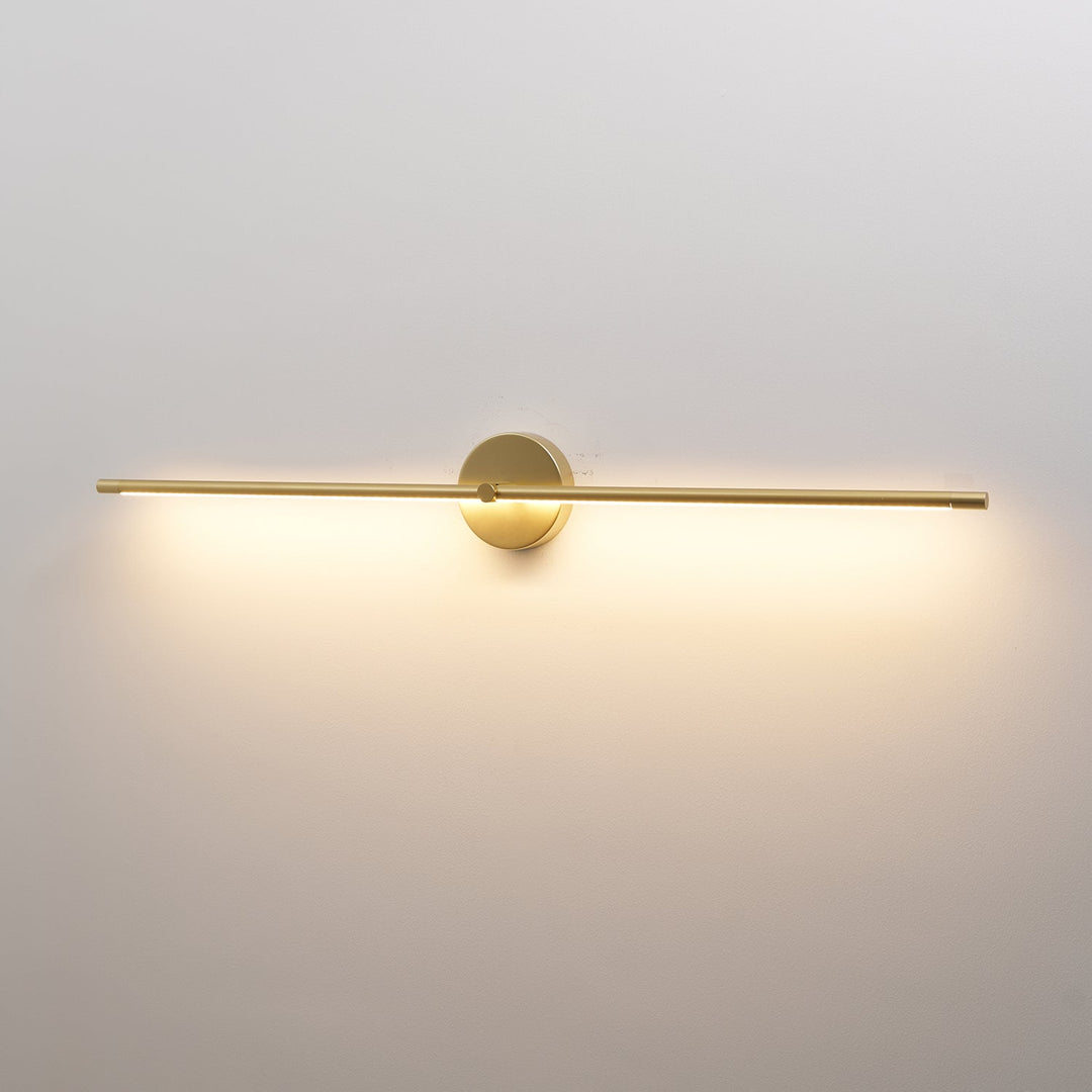 Minimalistisk linjär vägglampa med två armar i modern stil