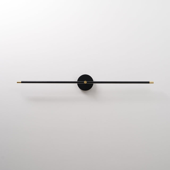 Minimalistisk linjär vägglampa med två armar i modern stil