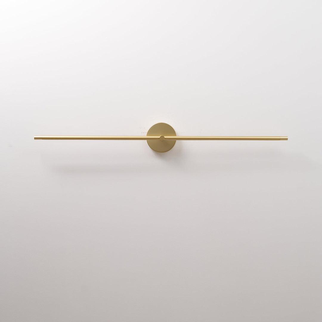 Minimalistisk linjär vägglampa med två armar i modern stil