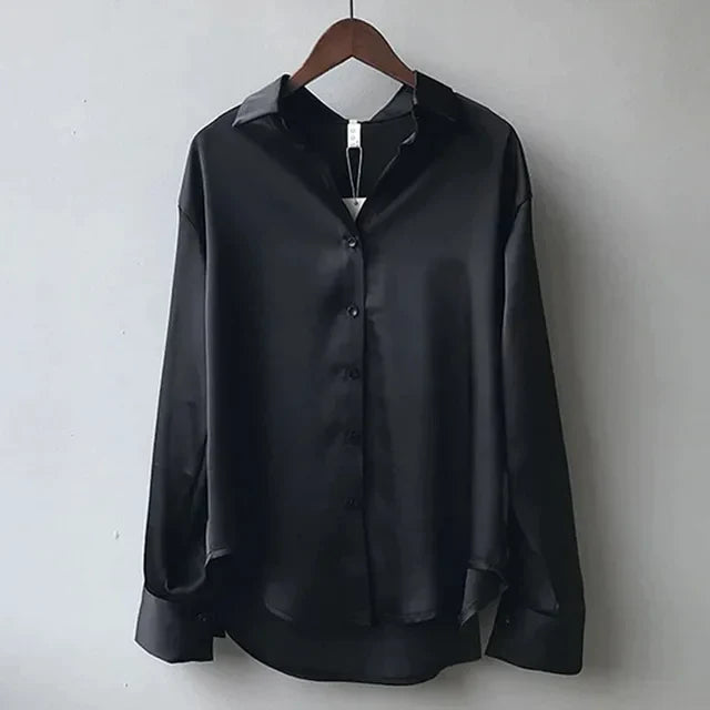 Let og elegant bluse med afslappet pasform