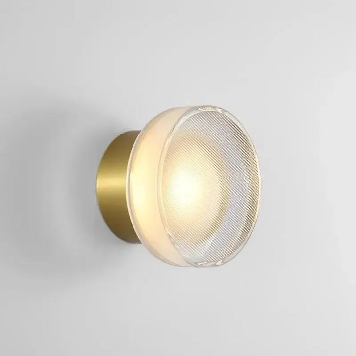 Nordisk rund vägglampa – modern LED-vägglampa för sovrum och hall