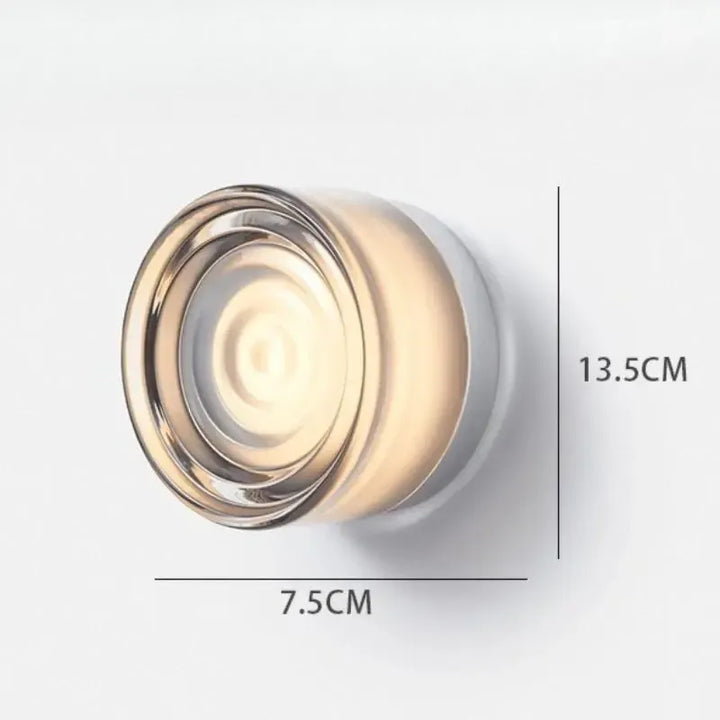 Nordisk rund vägglampa – modern LED-vägglampa för sovrum och hall