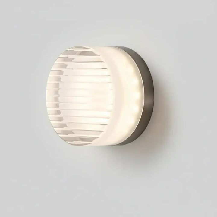 Nordisk rund vägglampa – modern LED-vägglampa för sovrum och hall