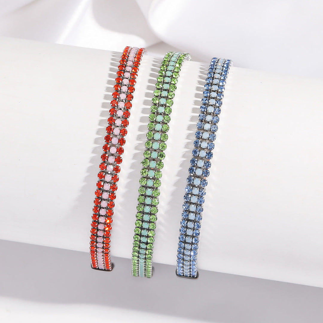 Elegant armband i vitguld med förfinad glans