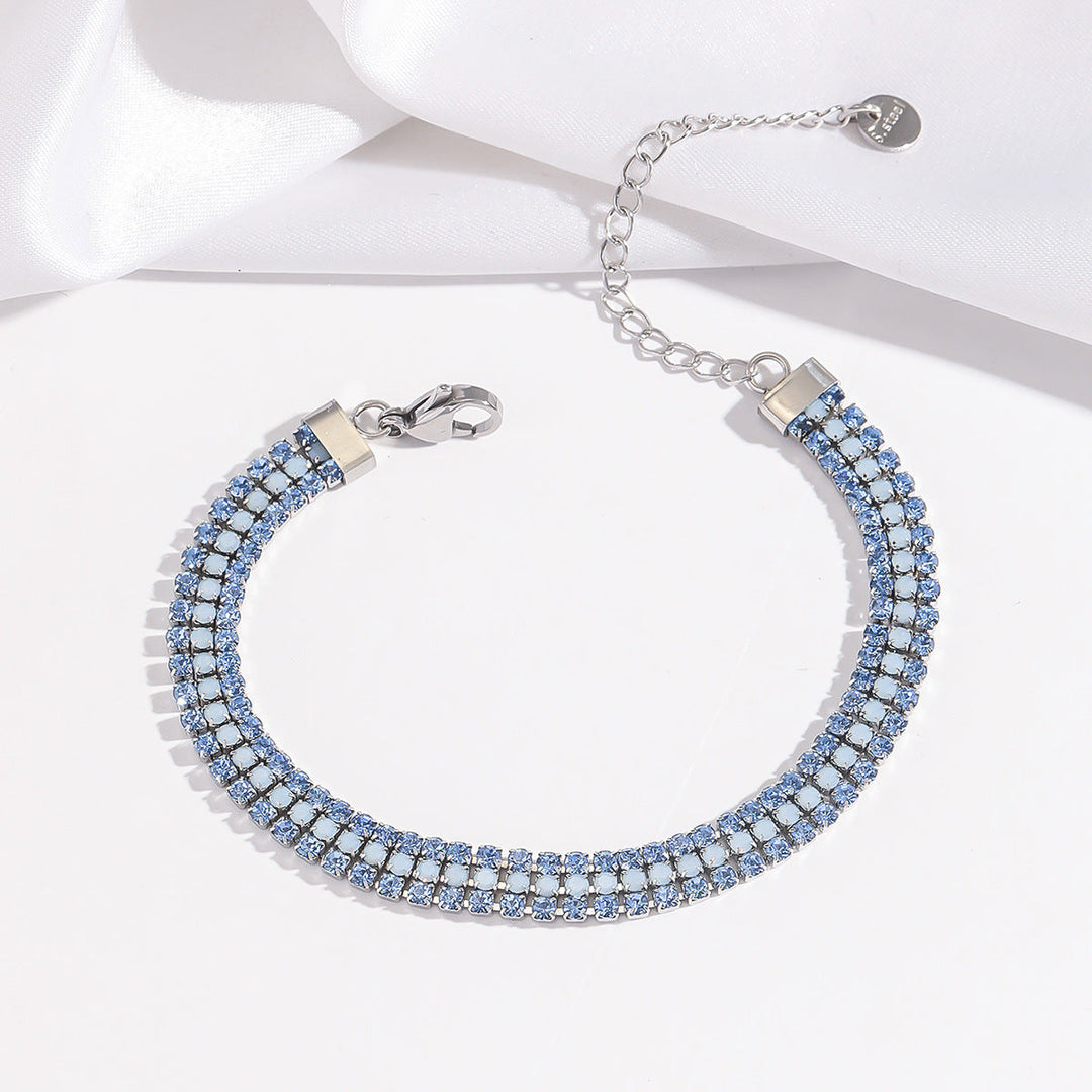 Elegant armband i vitguld med förfinad glans