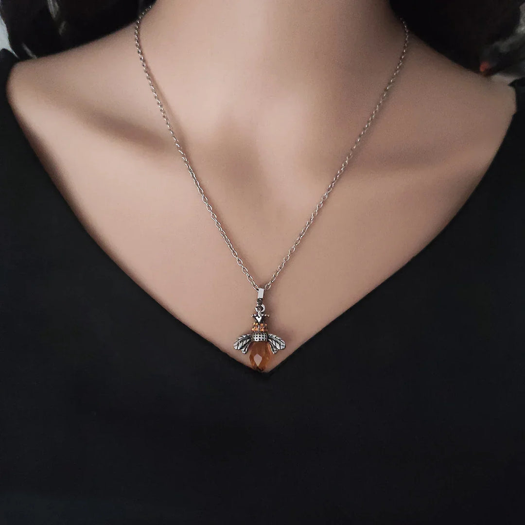 Vintage Bi Halsband & Örhängen Set