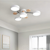LED-taklampa i metall Macaron