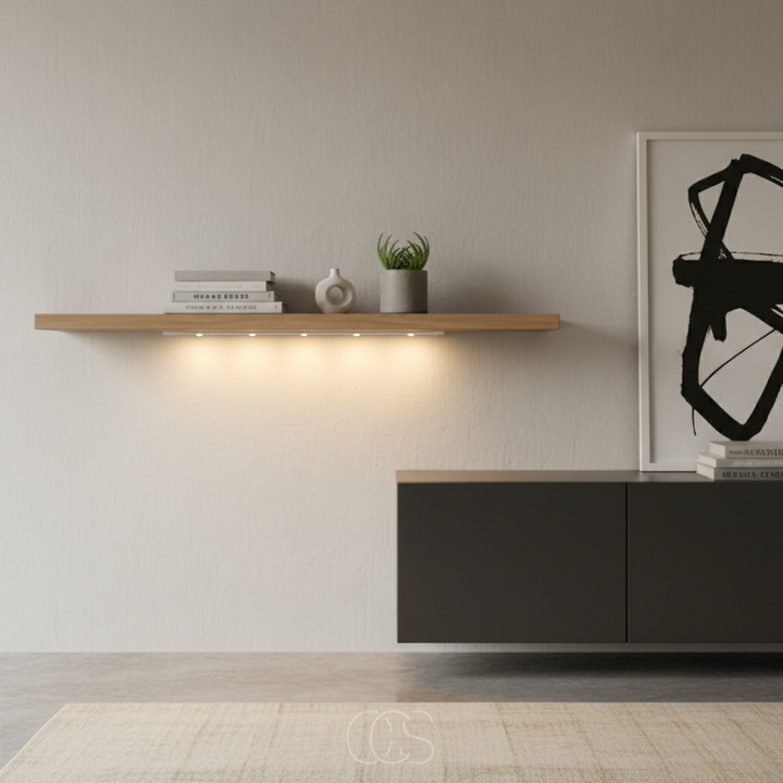 Sladdlös LED-skåpslampa med rörelsesensor - magnetisk och självhäftande