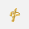 Axis – justerbar skulptural guldring
