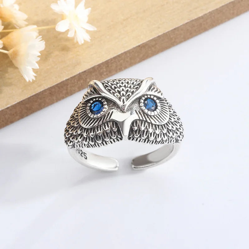 Uggla Ring i sterlingsilver