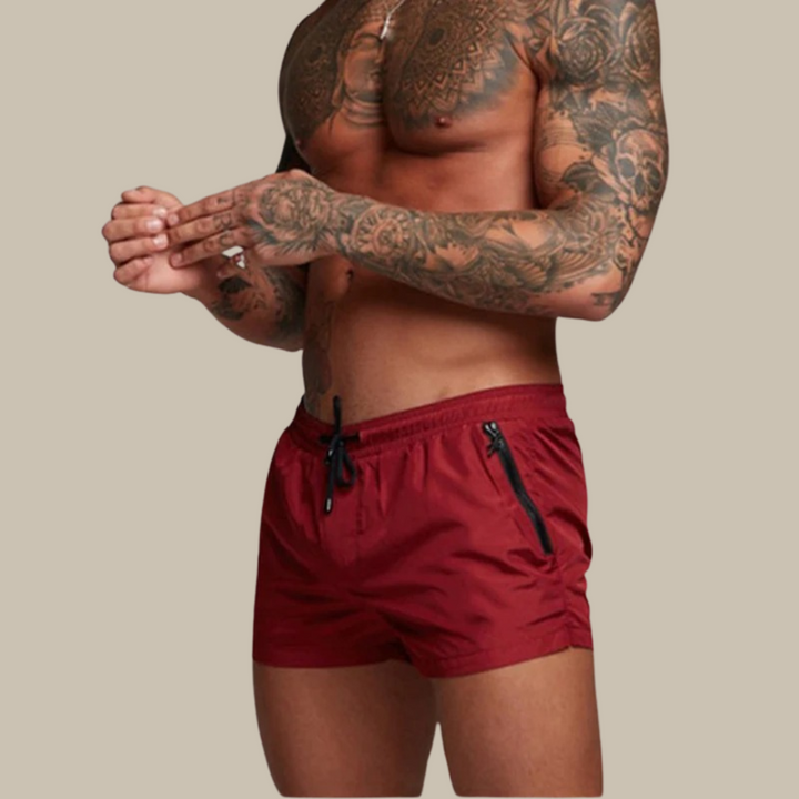Stretchig och snabbtorkande herrshorts för sommarens alla äventyr