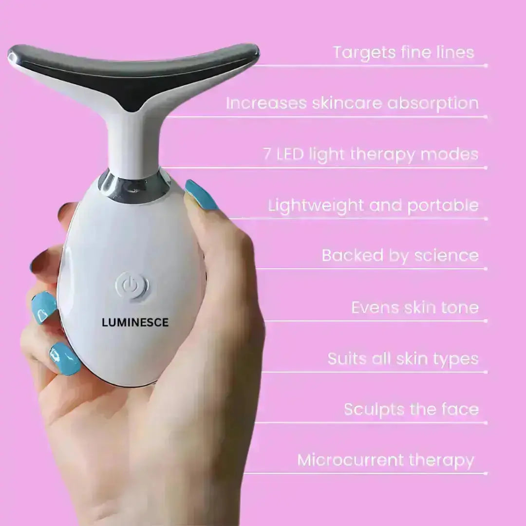 LED-ansiktslyft- och massageverktyg 7-i-1 – Vénera
