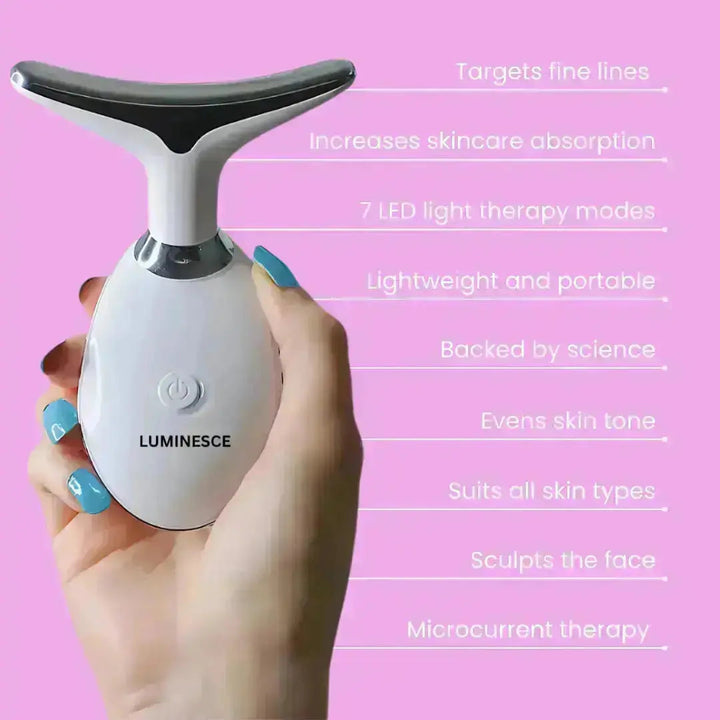 LED-ansiktslyft- och massageverktyg 7-i-1 – Vénera
