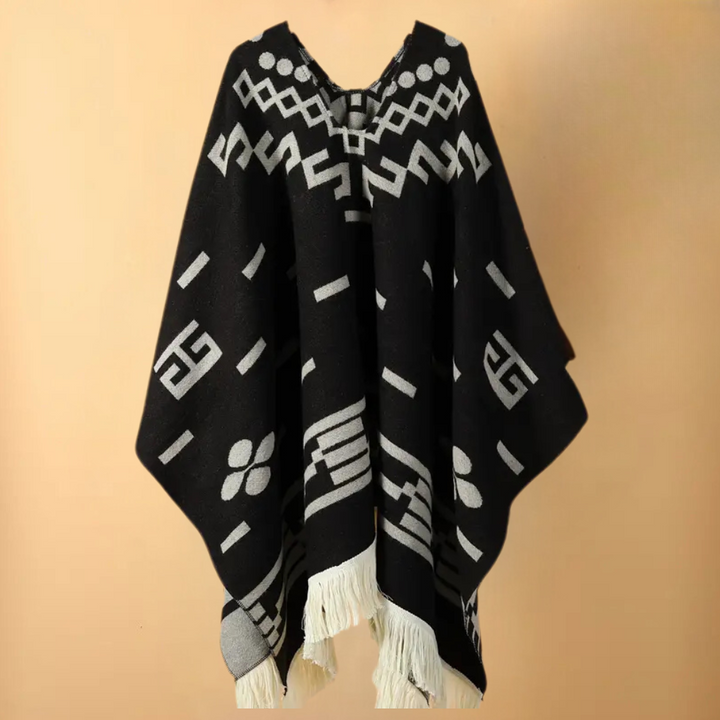 Varm poncho för herr - Kael