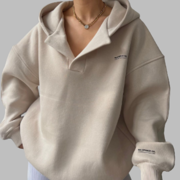 Moderne vinterhoodie for kvinner