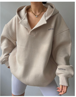 Varm hoodie för dam för vinterdagar – Sibylla