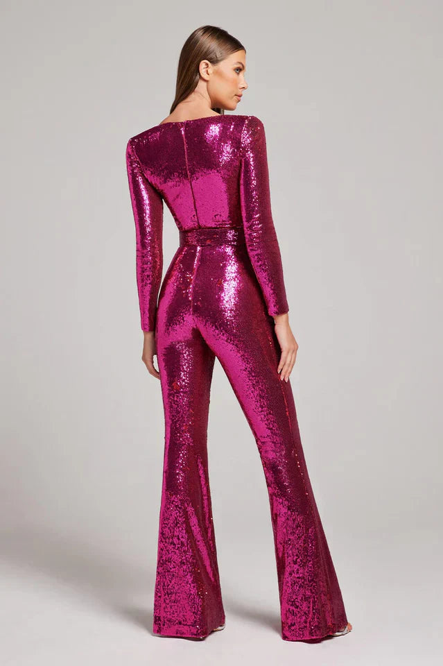 Sequin Jumpsuit med korsett