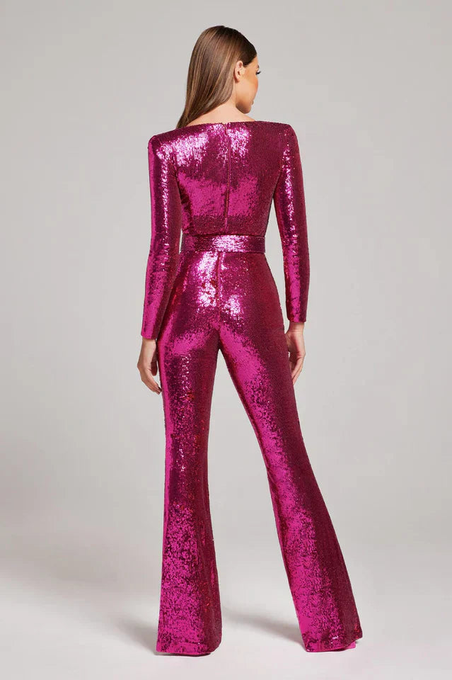 Sequin Jumpsuit med korsett