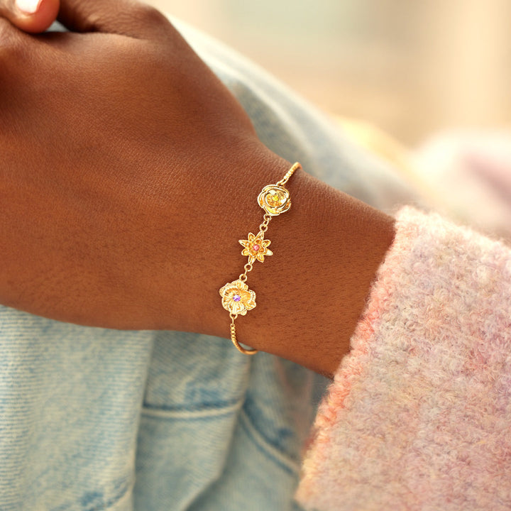 Armband med födelseblommor - En blomma per barn