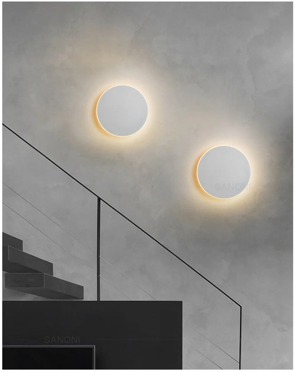 Modern LED-vägglampa – Lumeo