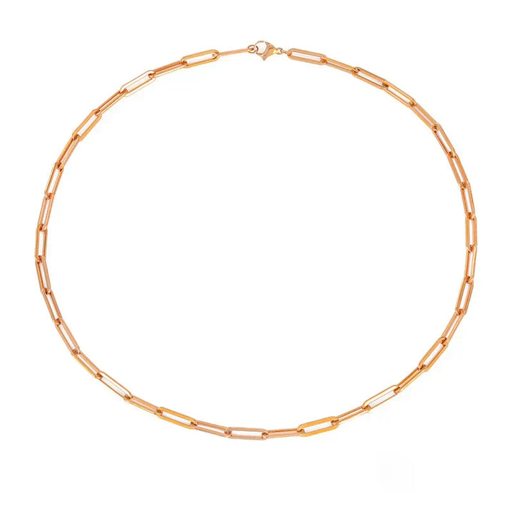 Förfinat halsband i vitguld med diskret glans