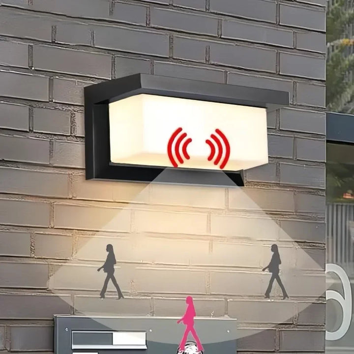 Modern LED-Vägglampa med Rörelsesensor