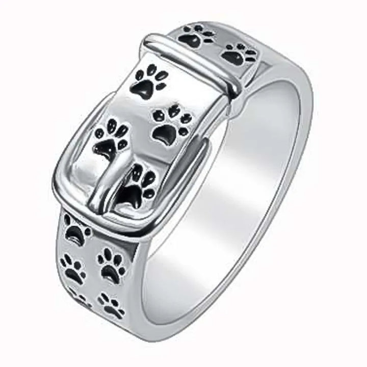 Söt och Stilren Hundinspirerad Halsband Ring
