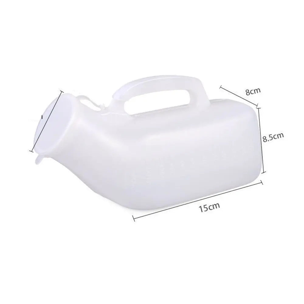 Bärbar urinflaska 1200 ml – praktisk och bekväm för resor, camping och utomhusbruk