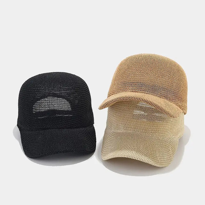 Trendig flätad solhatt med bred brätte - SunWeave-stil