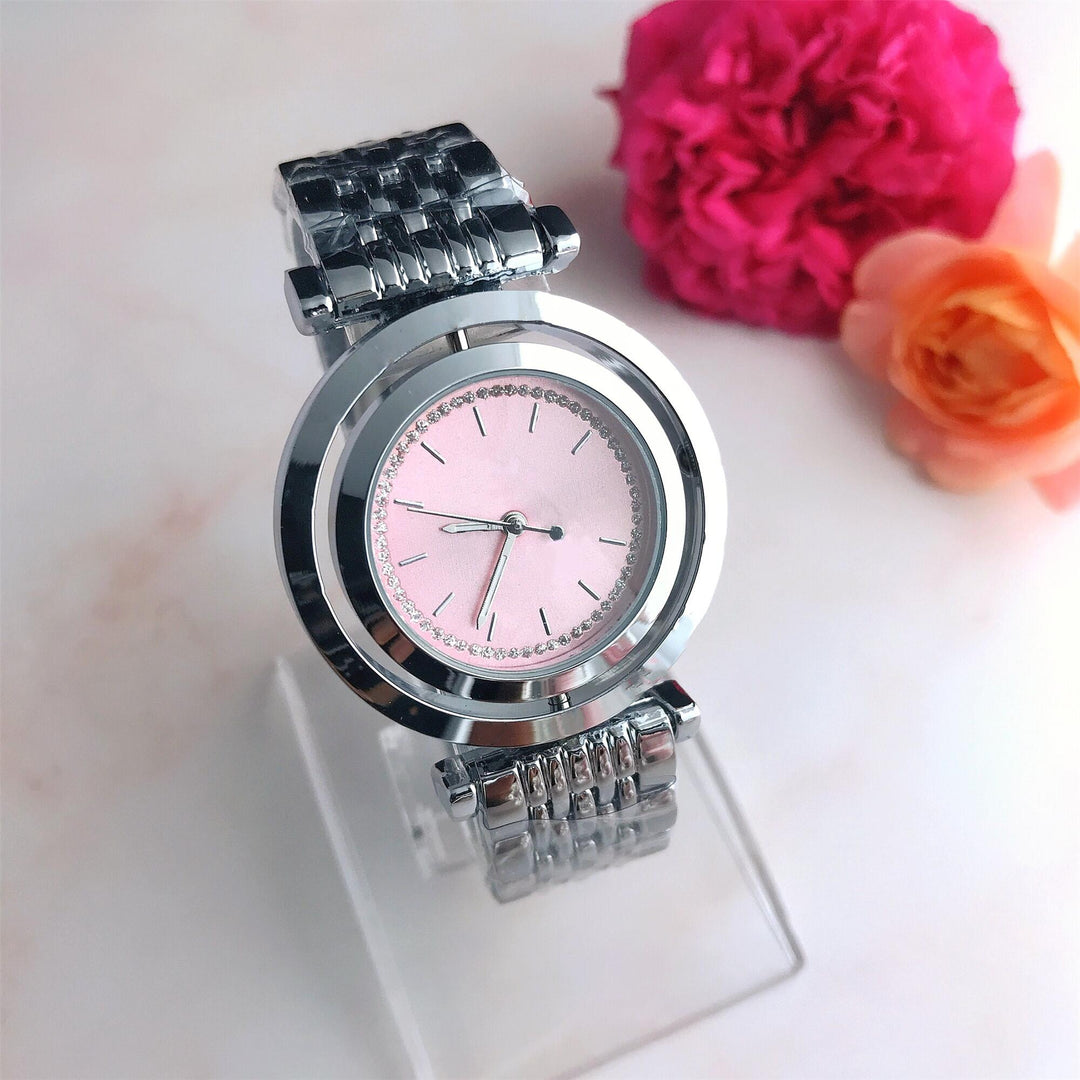 Elegant silverklocka