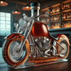 Whiskeykaraff i form av en Harley-motorcykel för hembaren
