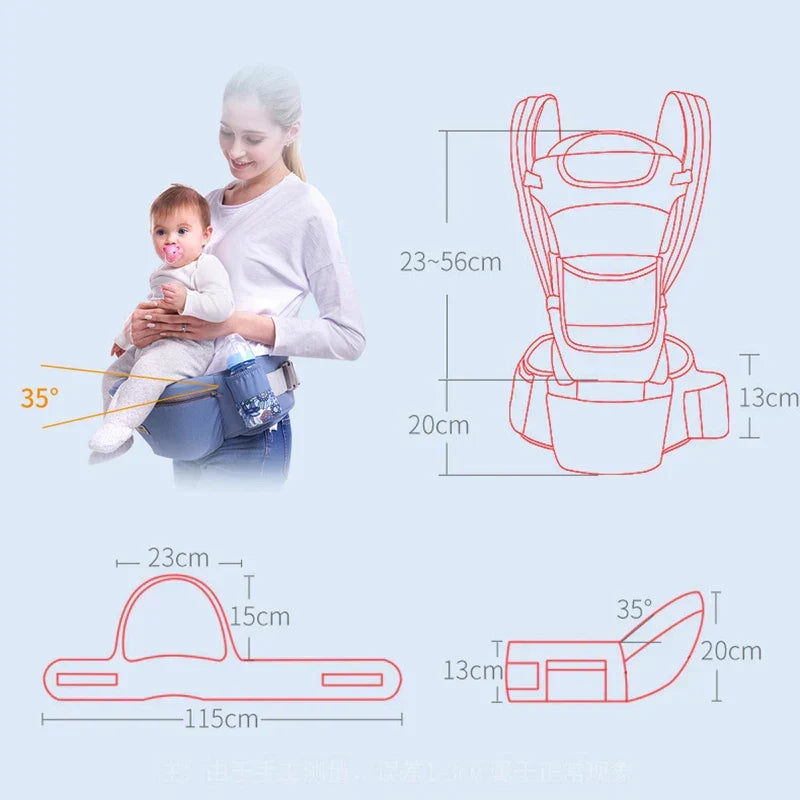 Ergonomisk bärsele för barn – bekväm höftbärsele för föräldrar och barn