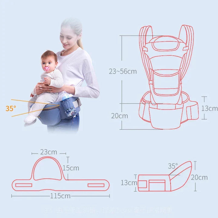 Ergonomisk bärsele för barn – bekväm höftbärsele för föräldrar och barn