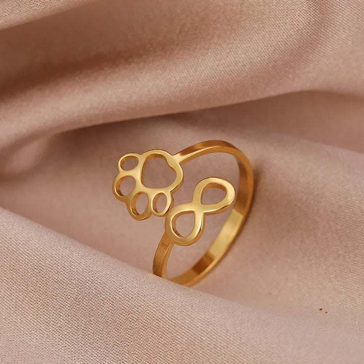 Justerbar Infinity Tassring – Rostfritt stål