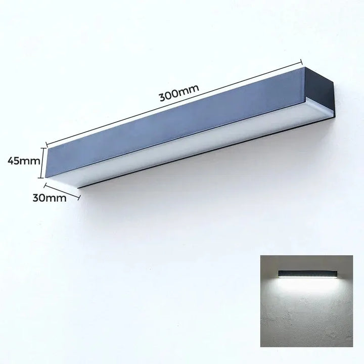 Solavella solcellsdriven väggarmatur | 16 LED | Superljus och vattentät | För trädgård, balkong och husvägg | Varmvitt och kallvitt