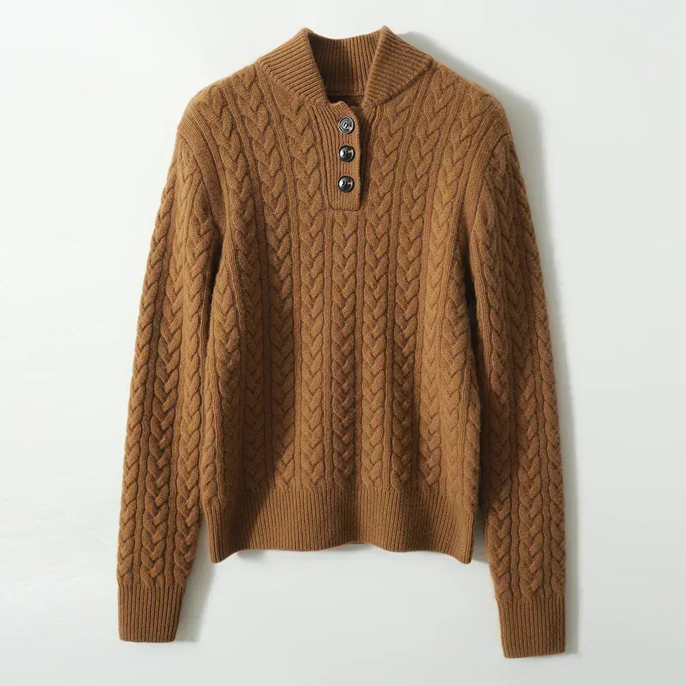 Arden kashmircardigan med knappar